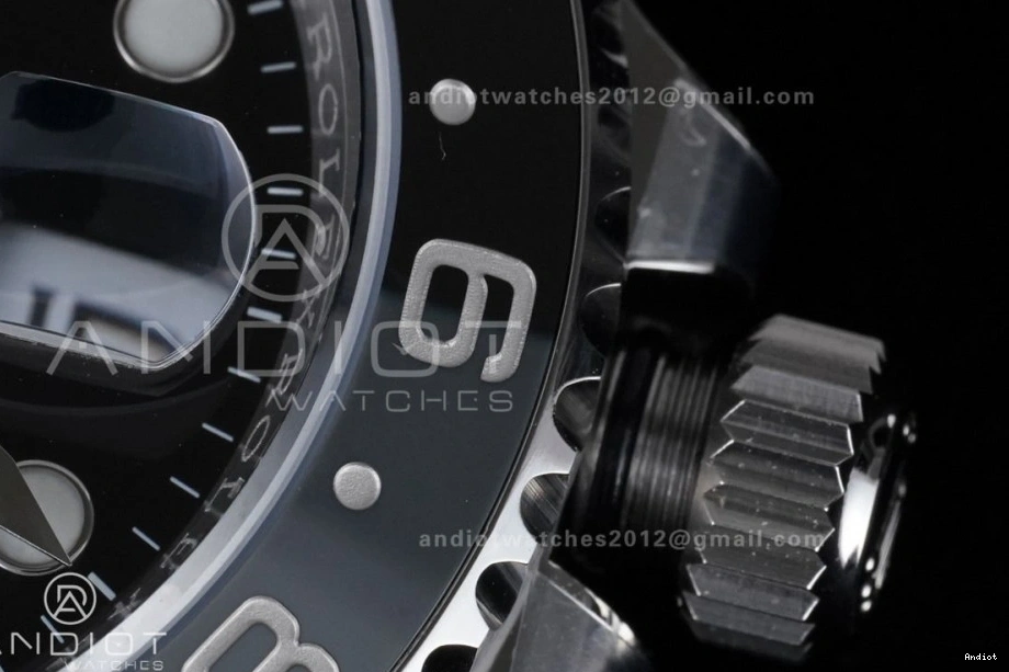 GRNR 126710 1:1 Bracelet Edition II Oyster SH3285 New GMT-Master V2 Gray Ceramic 904L Bruce Black Best on ARF Wayne 0304